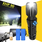 Самый мощный светодиодный фонарик XHP90.2 XH50 XLamp, тактический Водонепроницаемый фонарь, умное управление чипом, фонарики с нижней частью