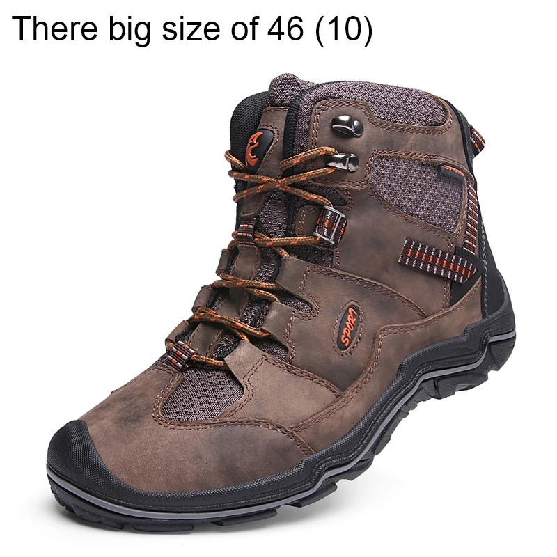 Brand Hiking Shoes Men Spring Hiking Boots Mountain Climbing Shoes Outdoor Sport Shoes Trekking Sneakers Size 38-45