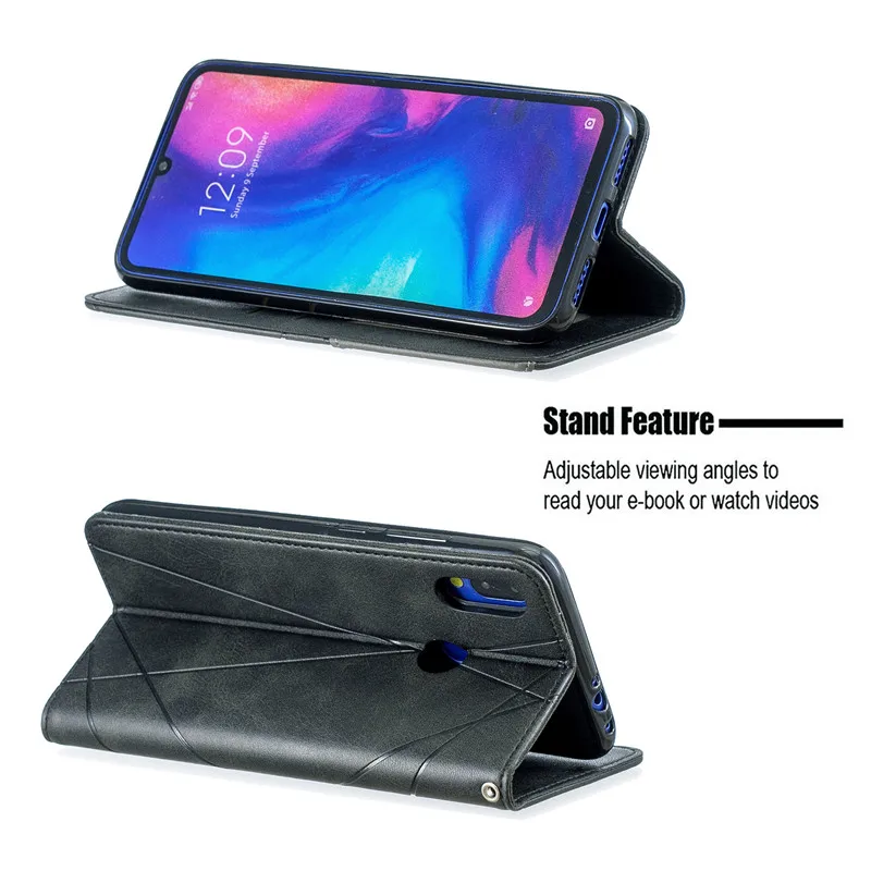 Xiaomi Redmi Note 7 Pro Чехол Магнитный кожаный тонкий чехол для Xiomi Redmi 7 7A Note7 7Pro Redmi7 флип-Стенд бизнес-чехол для телефона