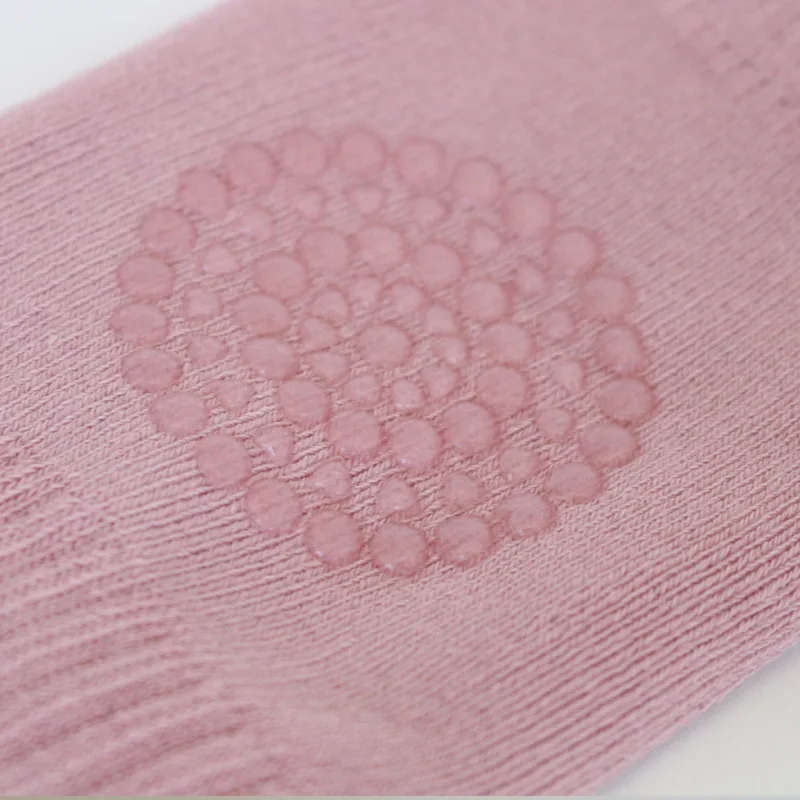 Детские дышащие хлопковые носки для пола защиты коленей и Ползания