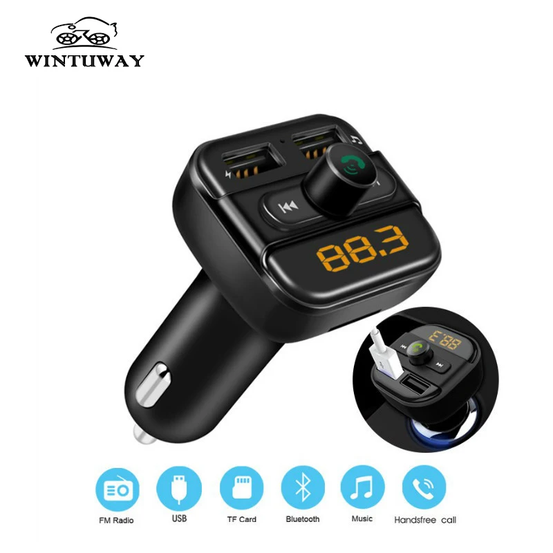 FM трансмиттер WINTUWAY с Bluetooth и 2 USB портами|FM-трансмиттеры| |