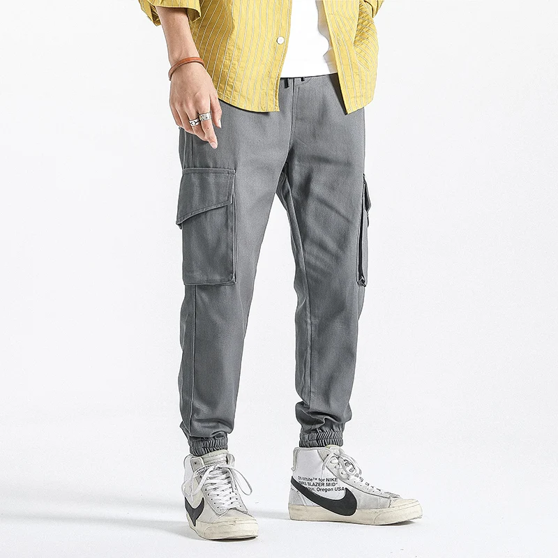 SingleRoad уличная карго Брюки мужские 2019 хип хоп Джоггеры боковые шаровары с