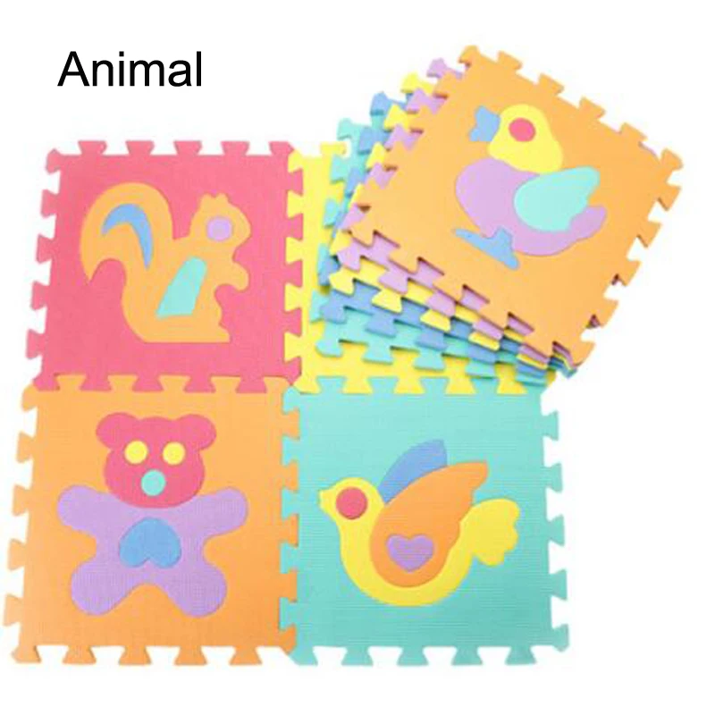 

10pcs/set Children's EVA Digital Puzzle Carpet Baby Crawling Play Mat Floor Foam WJ275