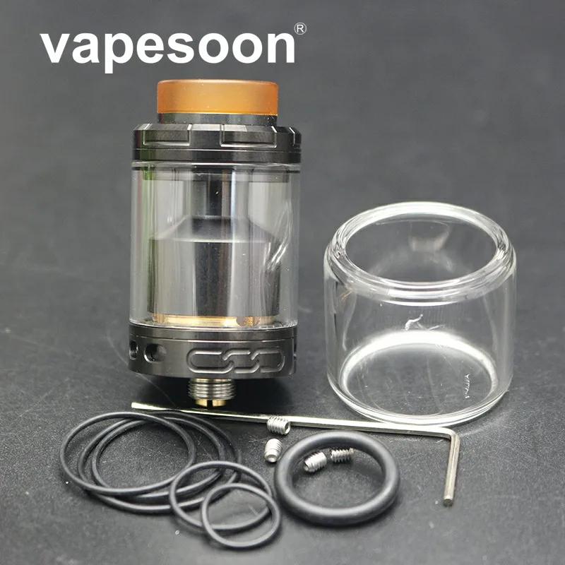 Регулируемый воздушный поток Manta RTA Tank Atomizer 24 мм Диаметр большое отверстие для