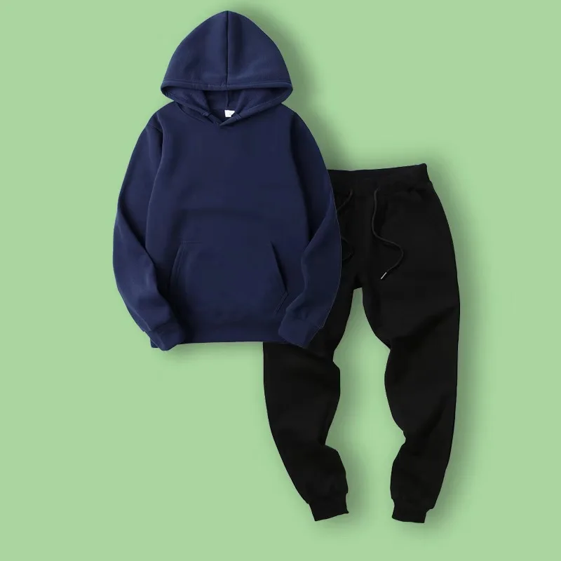 

2021 New Sweater Suit Men And Women Sportswear Clothes + Pants Two-piece Couple Suit PSTZA93-PSTZA96