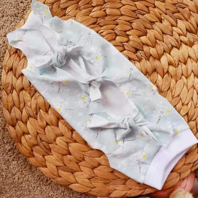 

Cat Suit Cat Surgical Gown Suit Weaning Clothes Anti-licking Elastic Pet Cat Clothes Cat Clothes Short Sleeve Costume for Cat