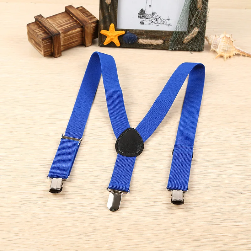 Linbaiway унисекс детский однотонный эластичный пояс для подтяжек эластичные