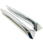 Автомобильные аксессуары, передние противотуманные фары, противотуманные фары, Накладка для бровей, хромированная отделка, подходит для Nissan Qashqai J11 2018 2019 ABS