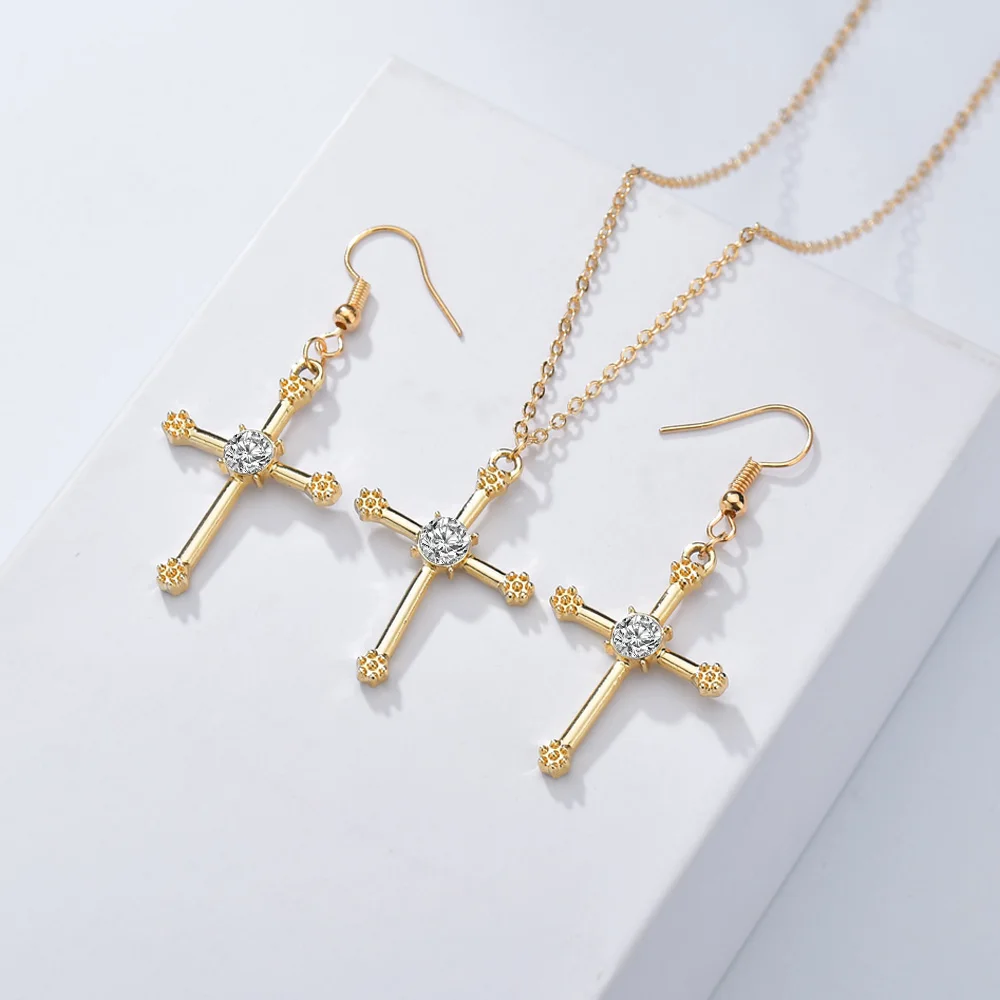 Кулон в виде креста из циркония класса ААА для мужчин и женщин подвеска материала