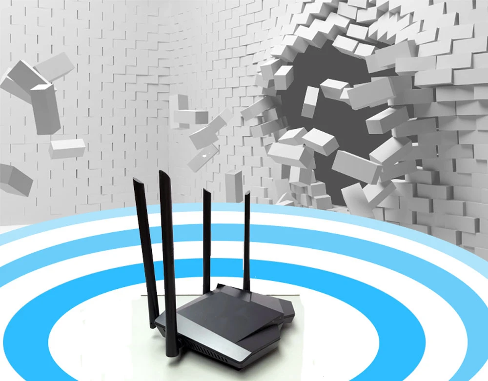 Беспроводной wifi роутер Tengda AC10 двухдиапазонный 2,4G/5G wifi роутер 1000 Мбит/с Гигабитный беспроводной повторитель 802.11AC дистанционное управление приложением