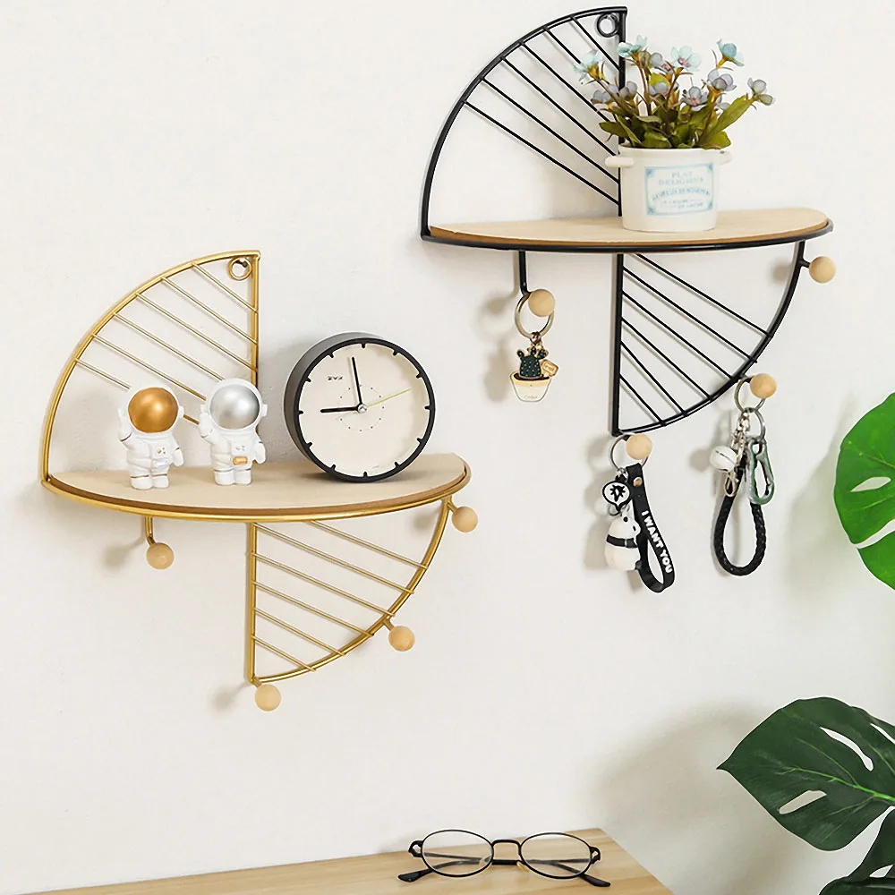 Креативная железная художественная полка для хранения настенный подвесной
