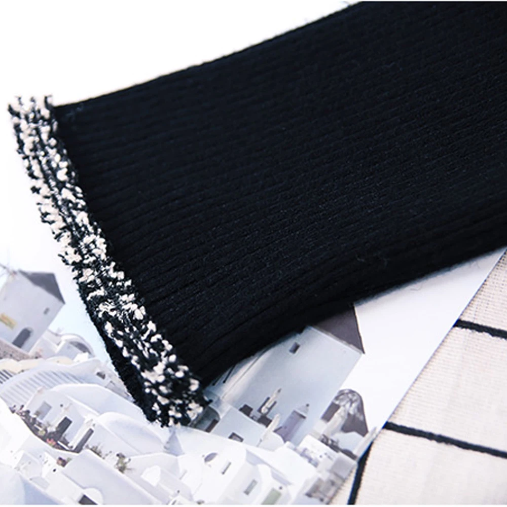 

Direcly new fashion autumn winter A-line sweater dress Korean style women knitted lace elegant sweater dress charming ladies