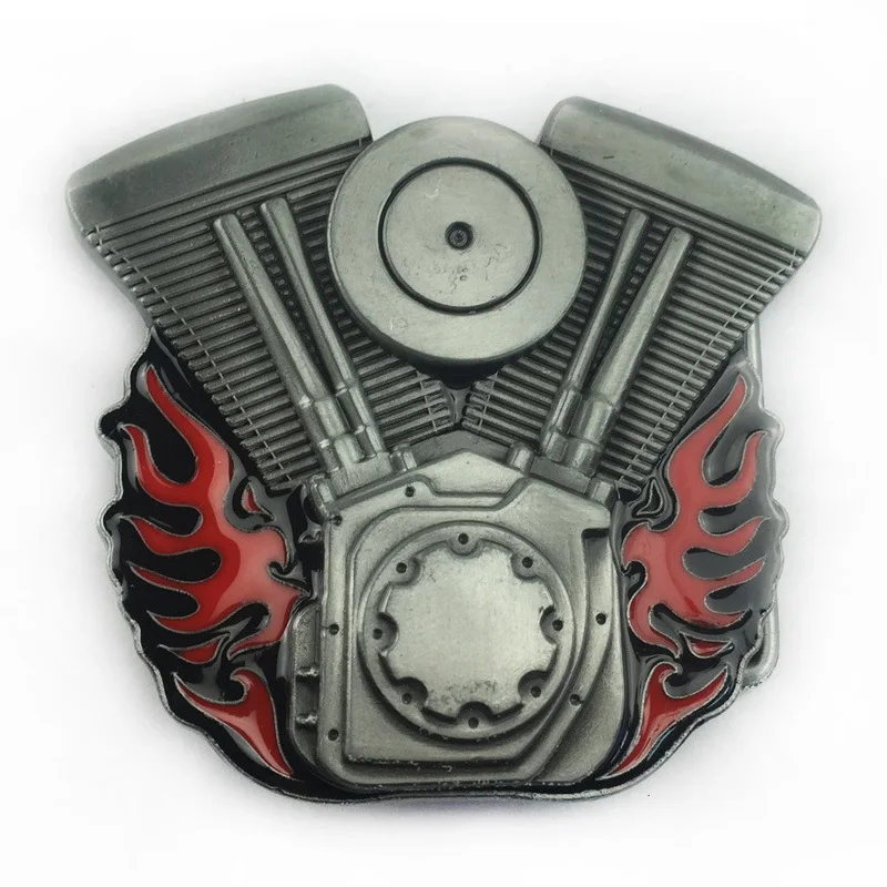 Модная металлическая 3d пряжка с двигателем в стиле панк рок ремень шириной 4 см