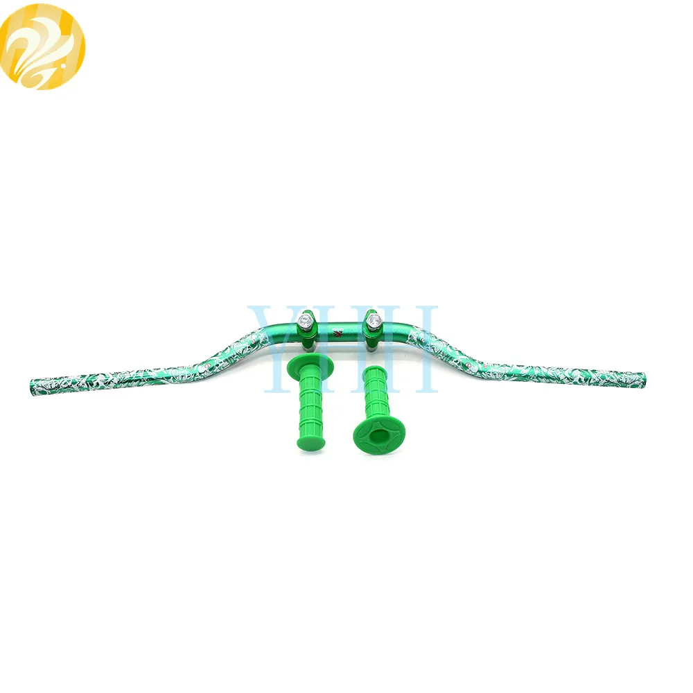 

Green 28mm Handlebar Handle Fat Bar Grips Mount Clamps For Honda KX125 KX250F KX450F For Kawasaki KX125 250 For Suzuki RMZ250