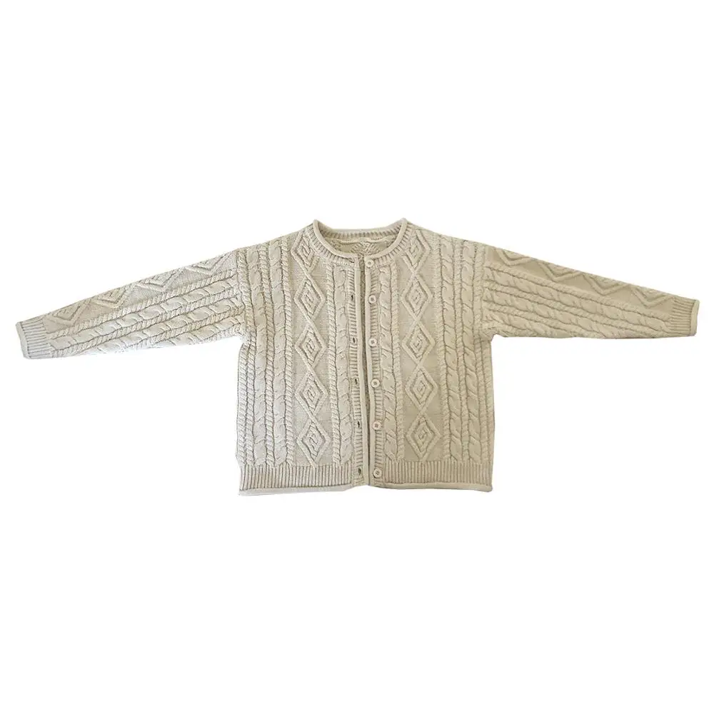 Зимние женские плотные теплые вязаные свитера кардиган с длинными рукавами