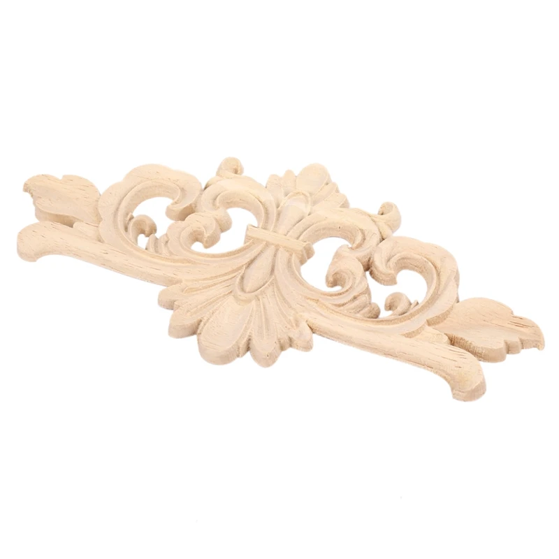 2Pcs Vintage Wood Carved Decal Corner Onlay Applique Frame For Home Furniture Wall Cabinet Door Decor Crafts 22X10cm | Дом и сад