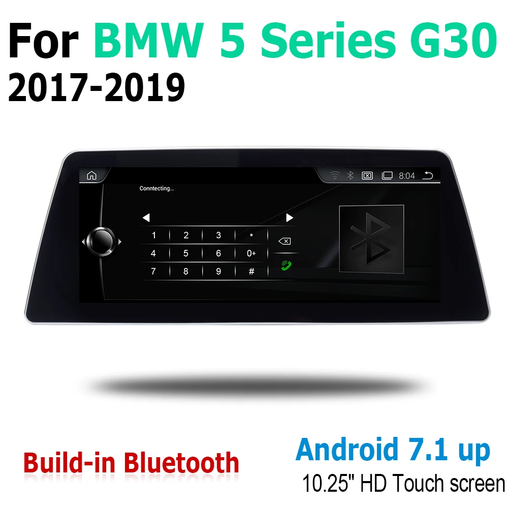 Автомобильный мультимедийный плеер Android сенсорный экран Wi Fi BT стерео дисплей