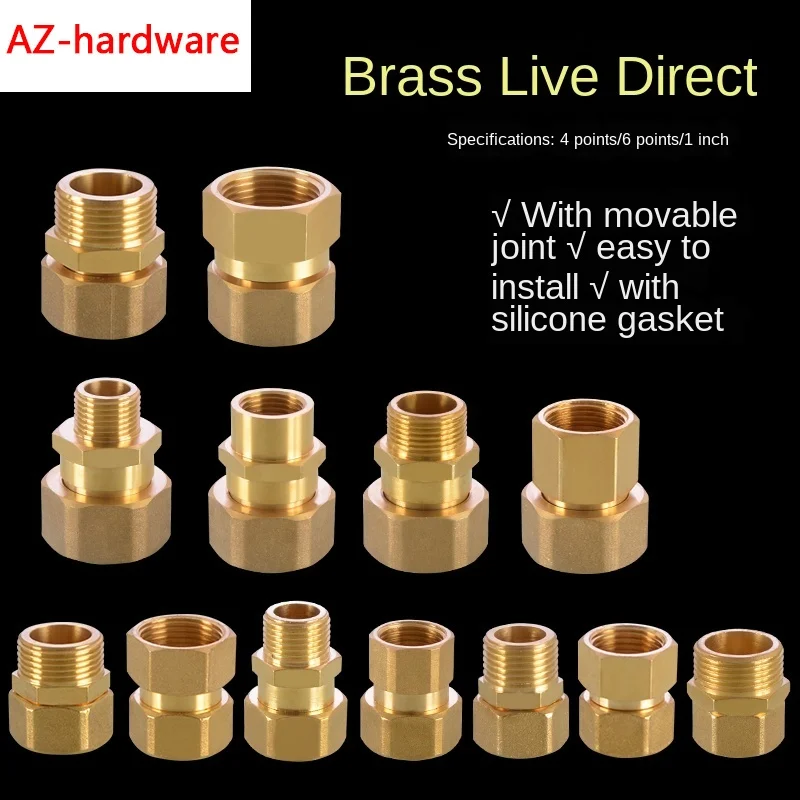 

1/2IN to 3/4IN Thread to change 1 inch inner and outer wire live joints