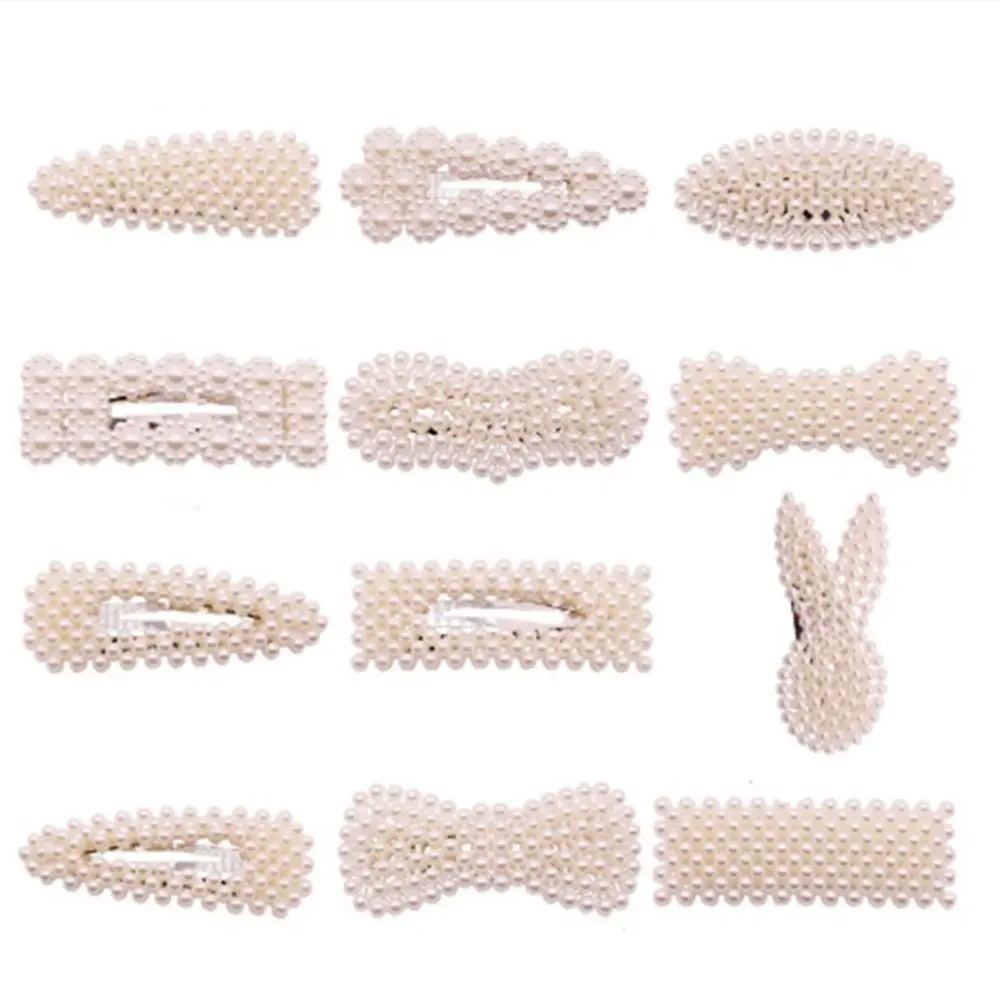 Женская заколка для волос с искусственным жемчугом 1 шт.|Шпильки и заколки волос| |