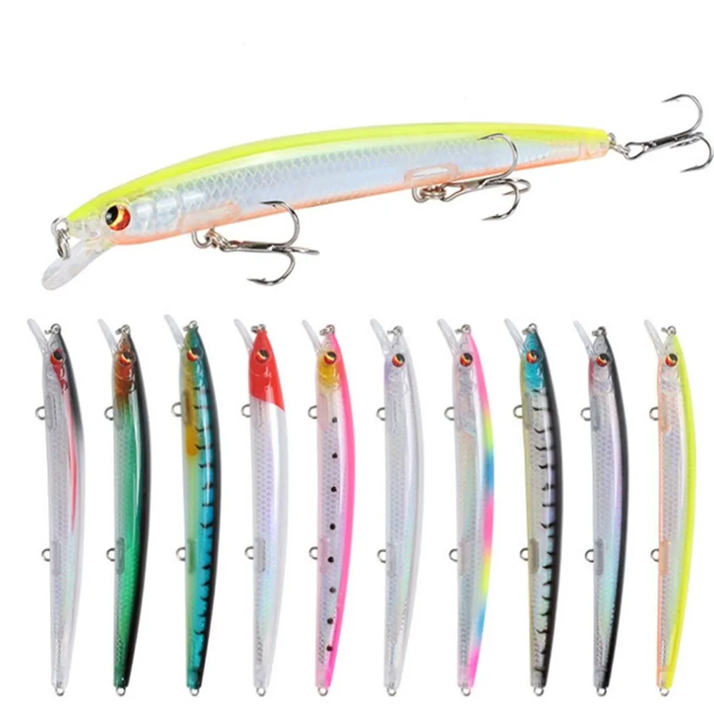 1PCS Classic Wobblers 135mm/15.4g Minnow Fishing Lures Flying Fish Long Shot Plastic Hard Crankbait Carp Pike Fishing Tackle
