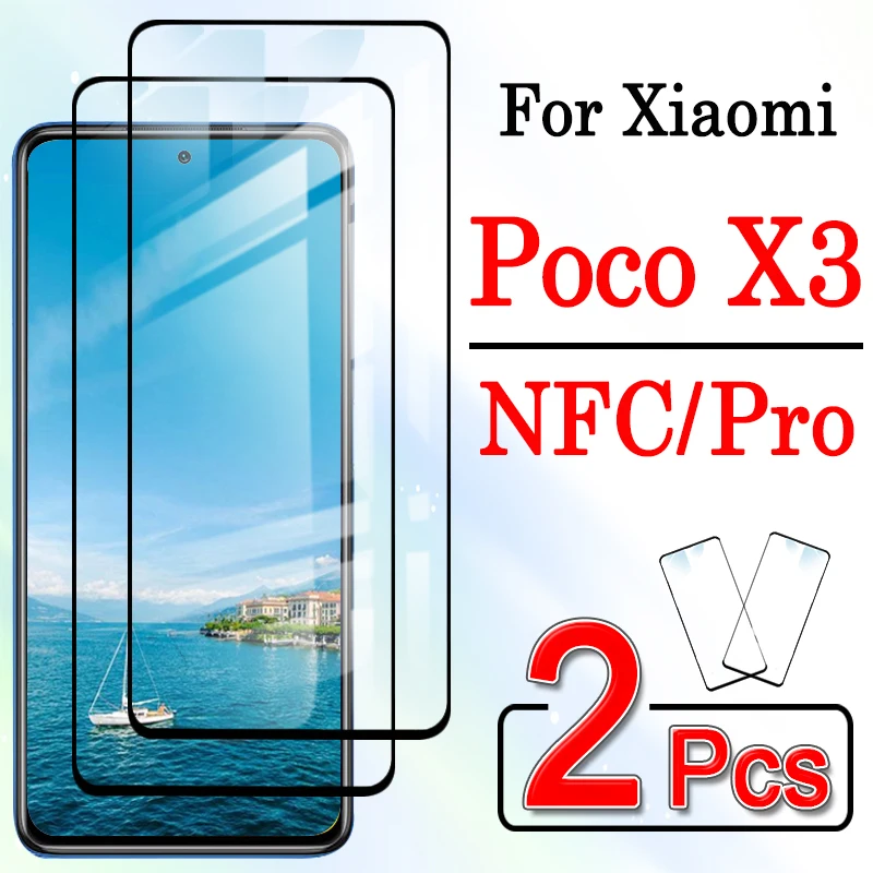 Защитное стекло Poco X3 NFC для Xiaomi Mi PocoX3 Pro 2 шт. | Мобильные телефоны и аксессуары