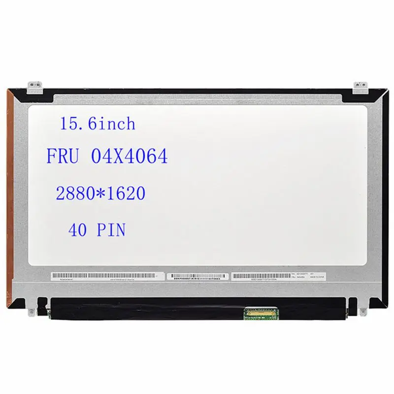 

15.6" laptop lcd Screen Matrix VVX16T028J00 for Lenovo Thinkpad T540P W550s W540 W541 3k QHD 2880*1620 40 Pins FRU: 04X4064