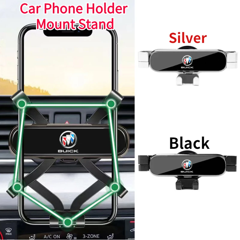 

Car Styling Phone Holder Mount Stand Air Outlet Clip for Buick Lesabre Lucerne Envision Century HRV Lucerne GT Regal GS Allure