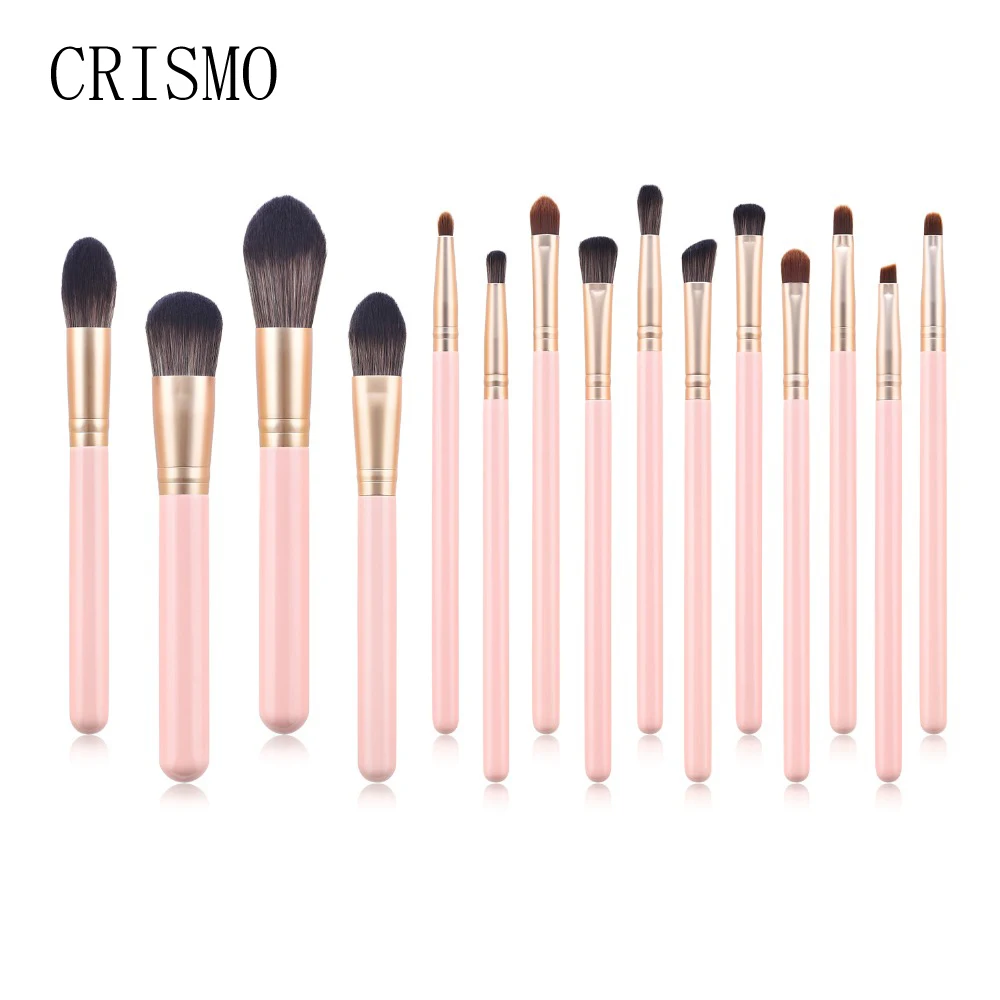 Набор кистей для макияжа CRISMO профессиональные пудры основы теней век бровей губ