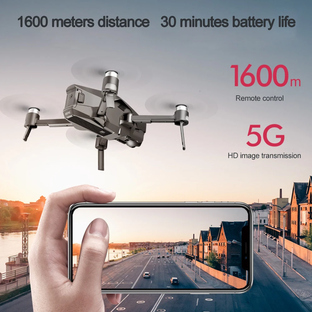5G WiFi gps HD Drone RC Quadcopter FPV Профессиональный портативный с камерой оптический поток
