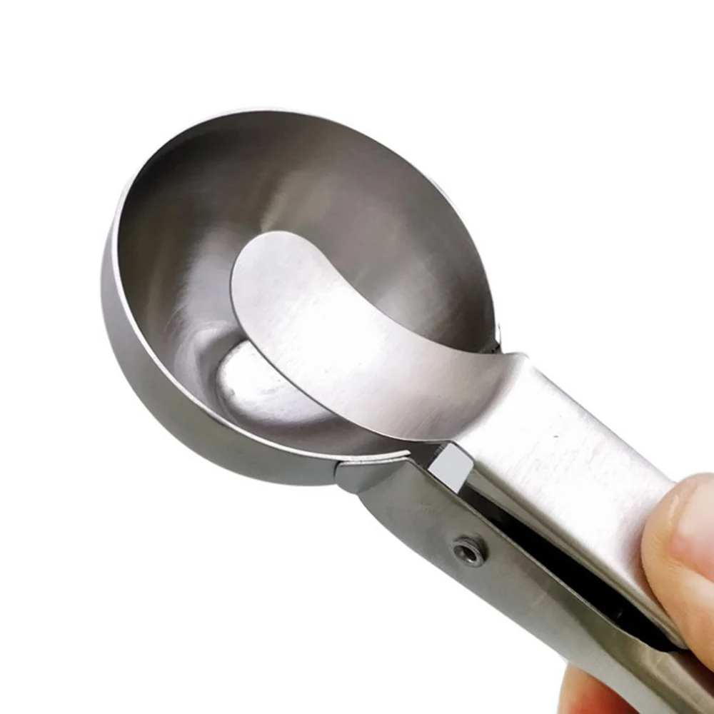 

Scoop Ice Cream Stainless Steel Spoon Cookie Handle Spring Masher Melon