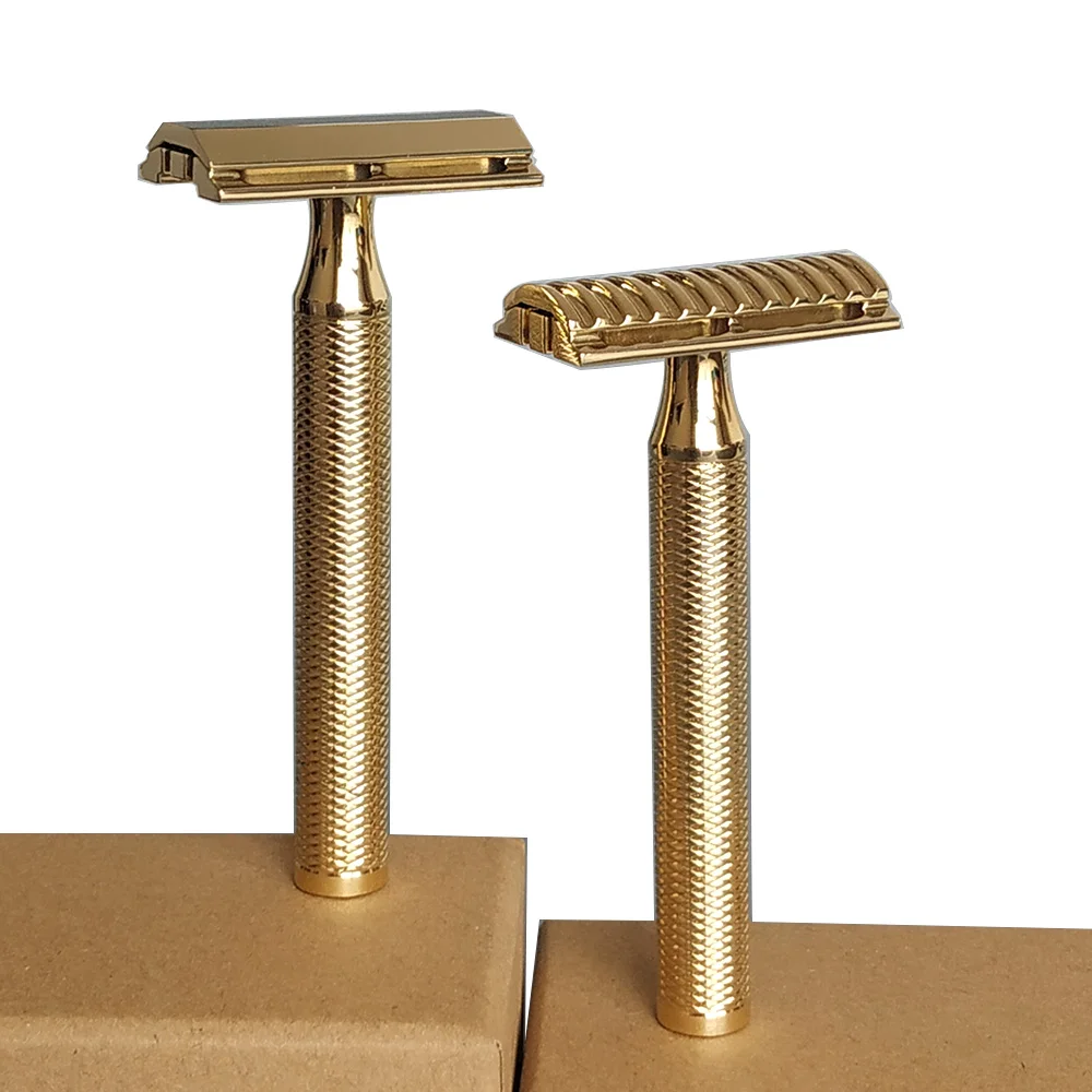 Dscosmetic D8 S9 Brass double edge safety razor CNC MADE