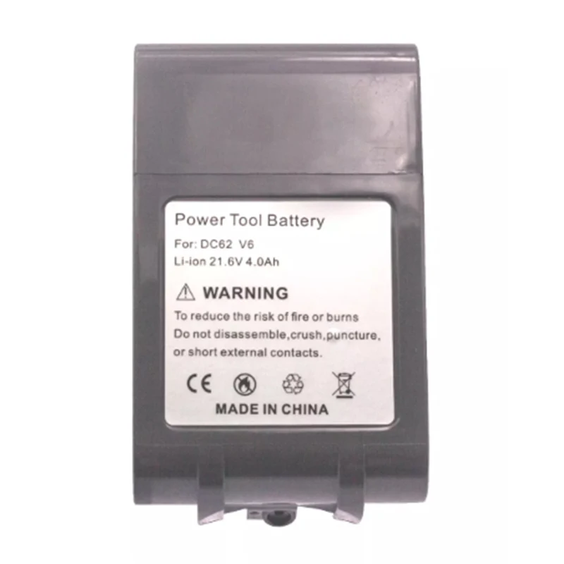 

Suitable Li-Ion battery For Dyson 21.6V 4.0Ah V6 Fluffy Motorhead Absolute SV03 61034 Handheld Vacuum Cleaner Lithium Battery