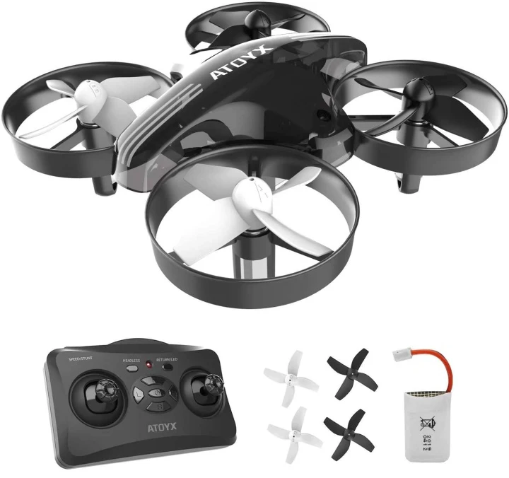 Мини Дрон Радиоуправляемый квадрокоптер 2 4G летательный аппарат Квадрокоптер