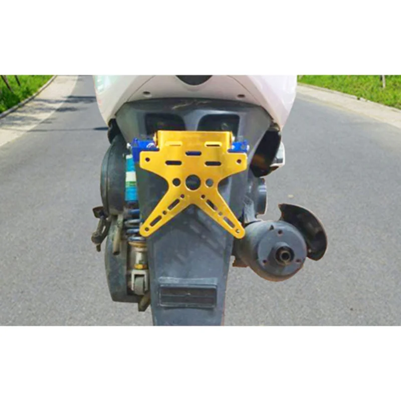 

2019 Universal Swallow Tail Aluminum Alloy Motorcycle License Plate Holder Accessory Motorcycle License Plate Holder