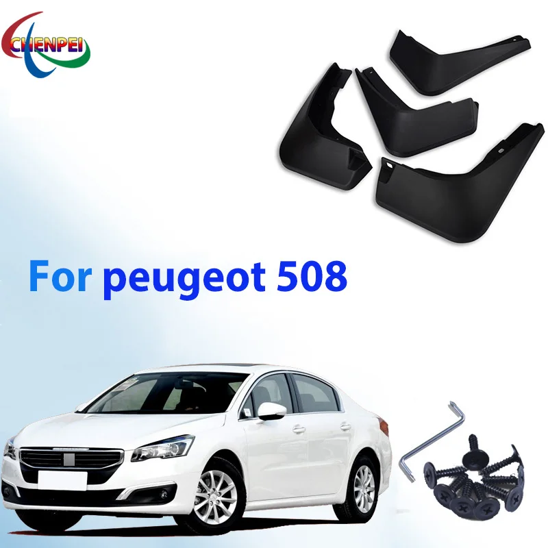 

For Peugeot 508 Car Fender Front Rear Mud Flaps Guard Splash Car Car Exterior Decoration Accessories
