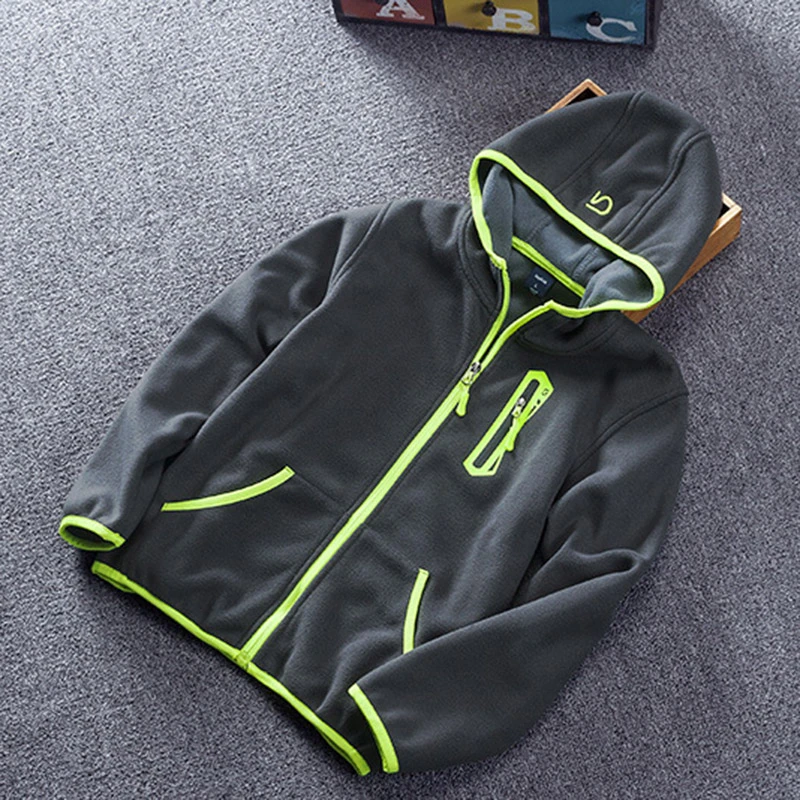 FOENREA New Arrival Kids Polar Fleece Soft Shell Clothing Children Boy Outerwear Coat Sport Jacket For 3-14T Spring Autumn |