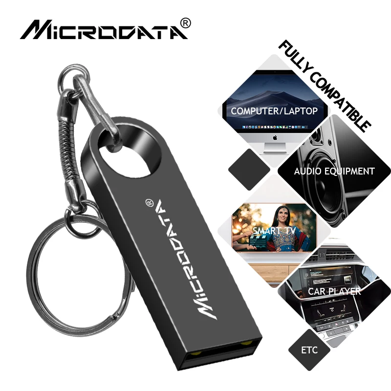 Металлический USB флеш накопитель 64 ГБ на 16 8 32 карта 128 водонепроницаемый usb диск