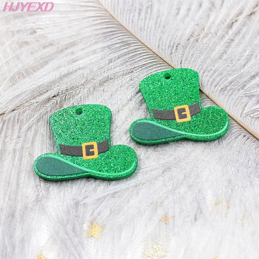 

10 шт. AC1832-акриловая крышка для сережек, вечевечерние НКА «сделай сам», Красная Блестящая УФ-шляпа, St paфокусы, ювелирные аксессуары