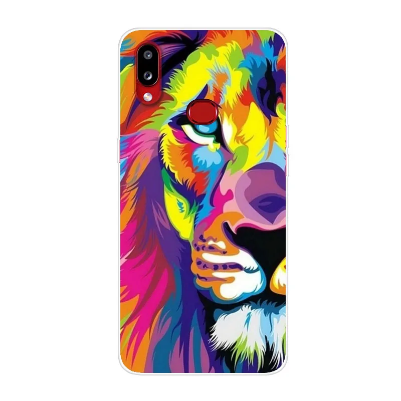 Чехлы для samsung Galaxy A10s силиконовый чехол телефона цветной принт задняя крышка A10 s
