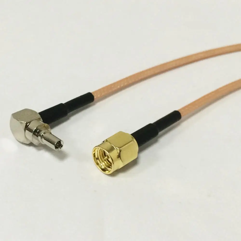 

New SMA Male Plug Switch CRC9 Male Right Angle Convertor RG316 Cable 15CM/30CM/50CM/100CM for 3G HUAWEI modem wholesale