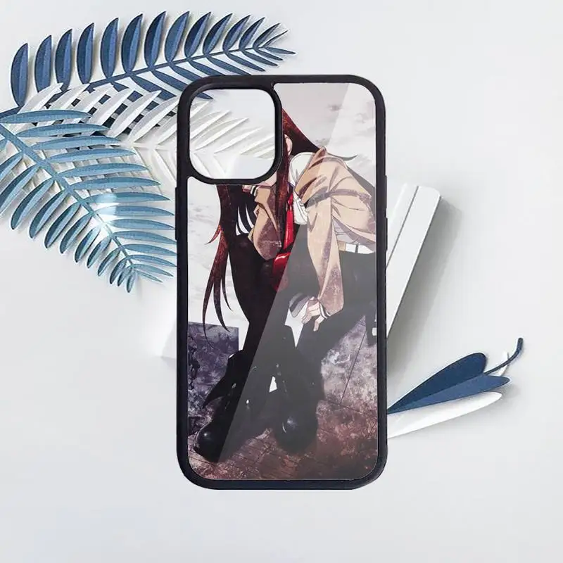 

Steins Gate Phone Case for iPhone 11 12 pro XS MAX 8 7 6 6S Plus X 5S SE 2020 XR Hard PC