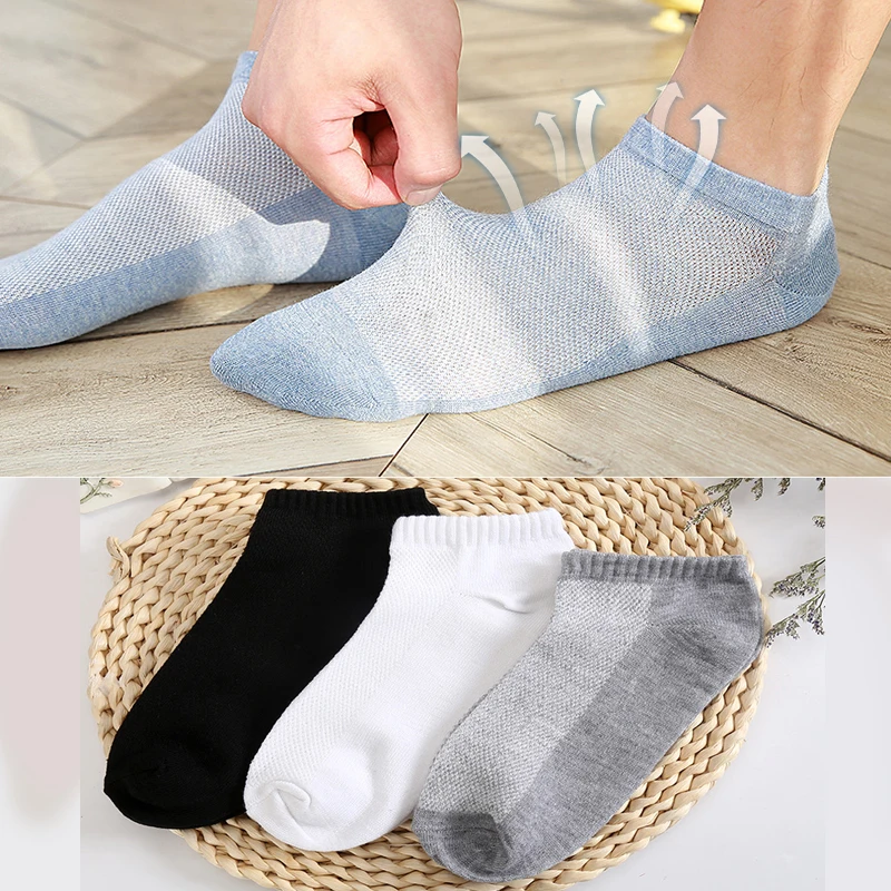 

3/4/5/6/7Pairs Women Short Socks Breathable Summer Socks Casual Short Socks Comfortable Cotton Ankle Socks for Girls Female