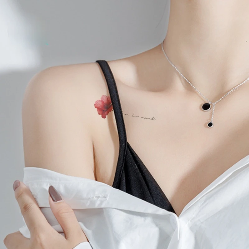 Русалка кошка лиса цветок ветер колокольчики кролик водостойкая временная