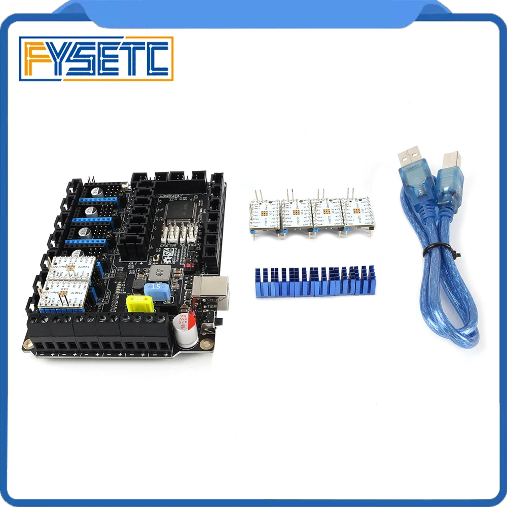 Плата управления S6 V2.0 32 бит с 6 шт. TMC2209 V3.1 Драйвер шагового двигателя Uart Flying Wire MX