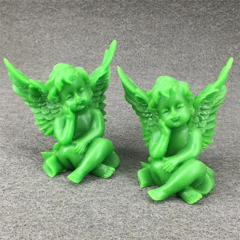 

1pcs Wholesale Crystal Carving Luminous Stone Angel Small Carving Collection Handicraft Gift Small Decoration