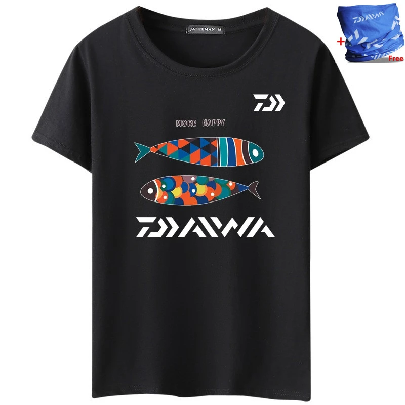 Daiwa Fishing jersek футболка с коротким рукавом из хлопка рыболовная приманка для ловли