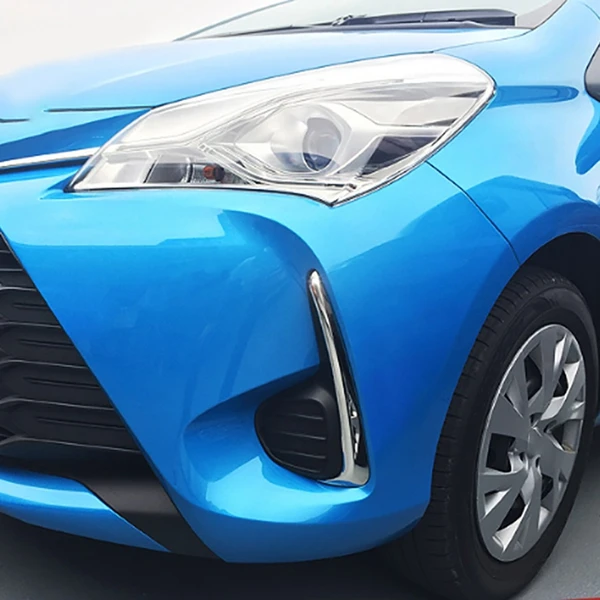 Хромированная передняя противотуманная фара для Toyota Yaris Vitz 2017 2018 аксессуары