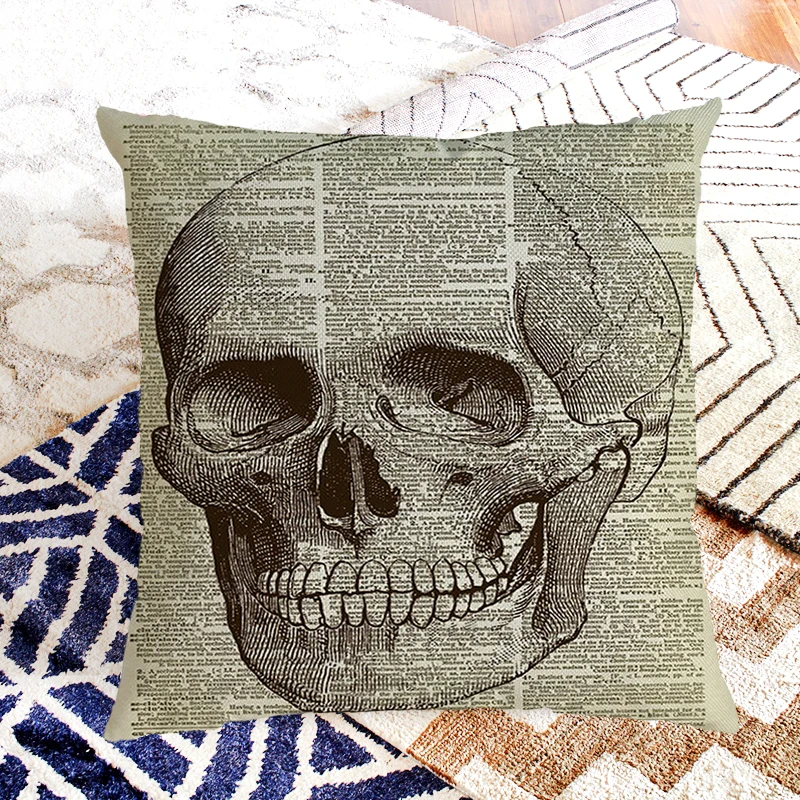 Чехол для Хэллоуина модель украшения дома накидка на талию чехол дивана льняная