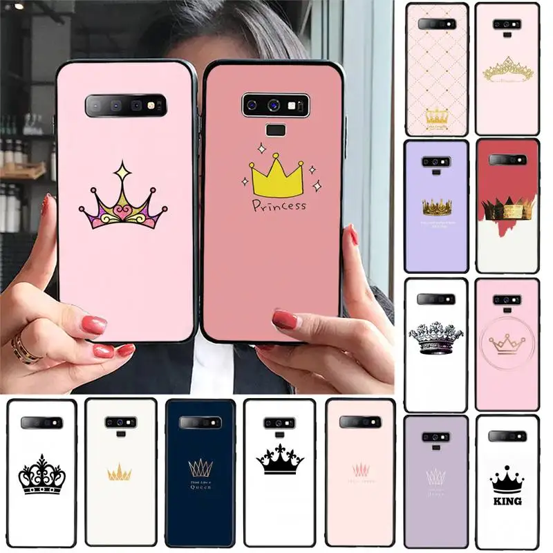 

Crown Phone Case For Samsung Galaxy S20 S10 Plus S10E S5 S6 S7edge S8 S9 S9Plus S10lite 2020