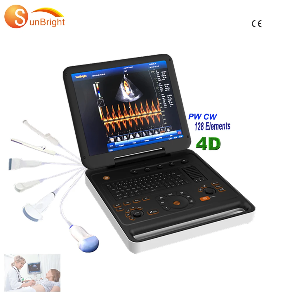 

Doppler ultrasound can add trolley Portable ultrasound machine echo sunbright SUN-906B